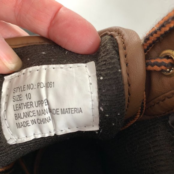 Polar Edge Mens Duck Boots Size 10 Thermolite All Weather Steel Shank Lace Up - Picture 9 of 10